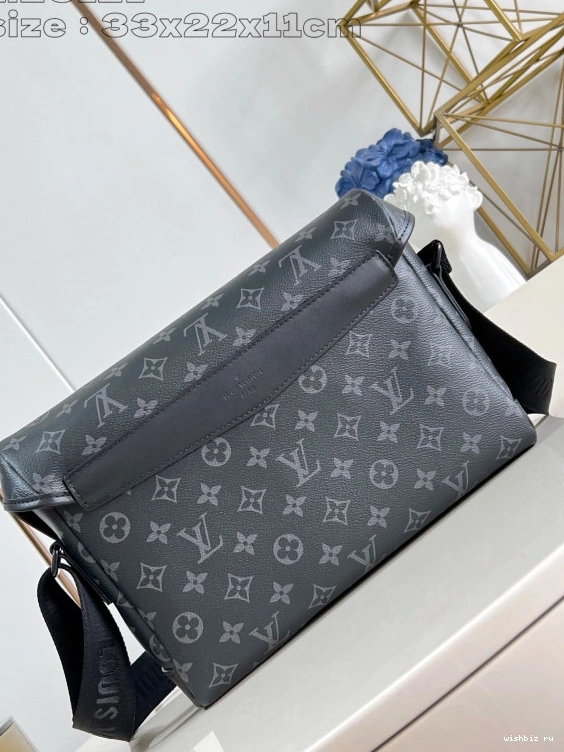 WIS Messenger PM-33*22.5*11CM VUITTON Voyager LOUIS 0907